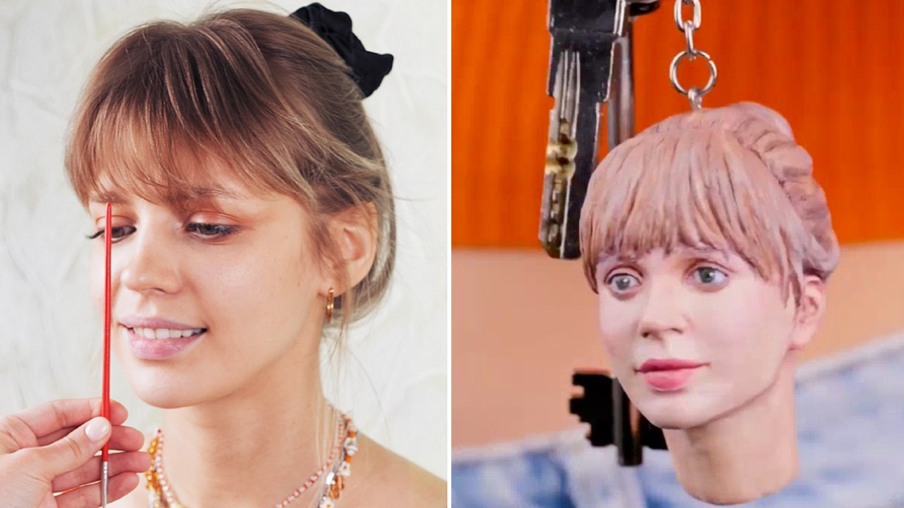 We created a keychain featuring a lifelike model's face! Have you seen this?