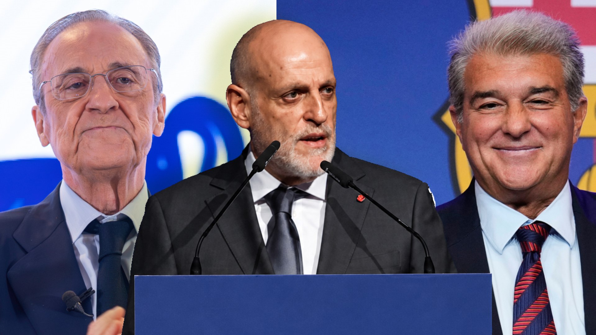 El discurso de Tebas en el acto de Laporta con mensaje al Real Madrid