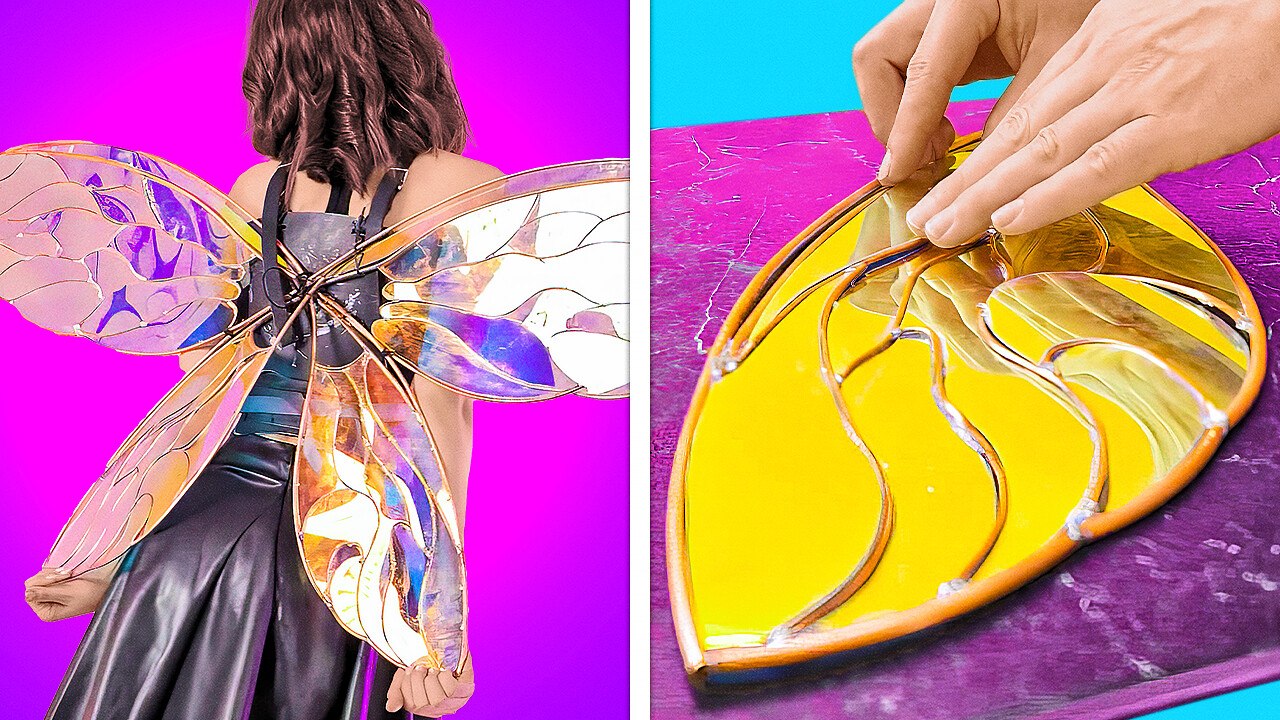 Creative Fairy Wing DIY for Your Next Party || Fun Craft Ideas by Wood Mood