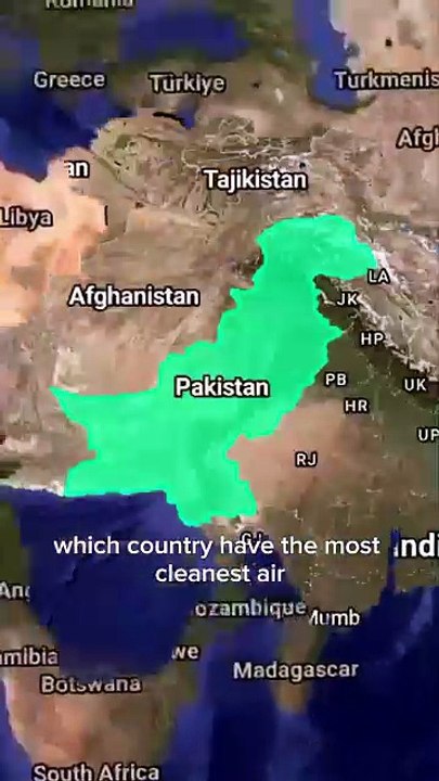 The Cleanest vs Most Polluted Air on Earth! 🌍 #shorts