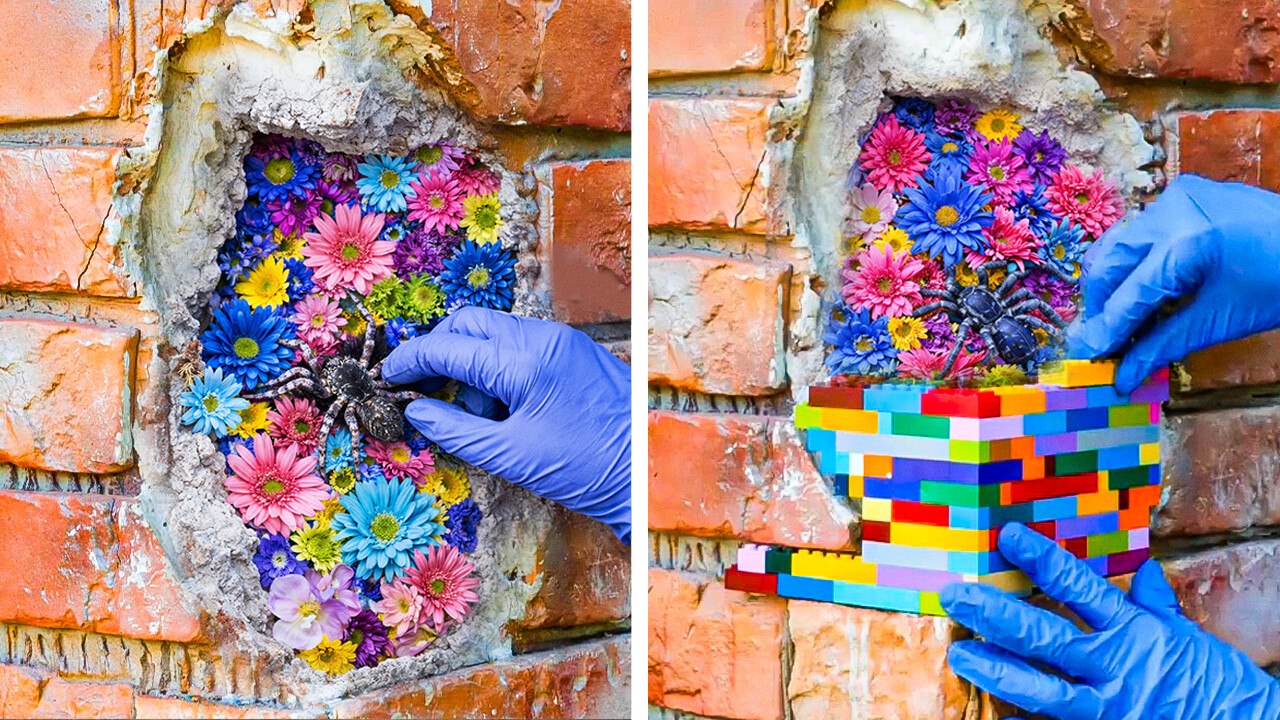 Creative Wall Makeover Using Lego: Unique Decor Ideas with Unexpected Materials