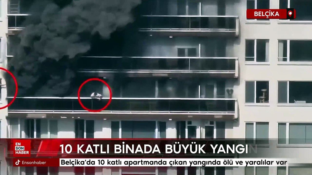 Belçika'da apartman yangını faciaya dönüştü