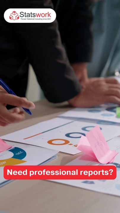 Report Generation & Statistical Writing Services  Statswork