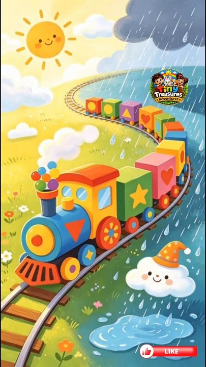 "Learn Shapes for Kids | Shape Train Adventure | Educational Cartoon"