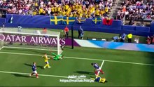 ملخص مباراة فرنسا والسويد 3-0 كأس العالم