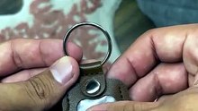 Paw Leather Keychain