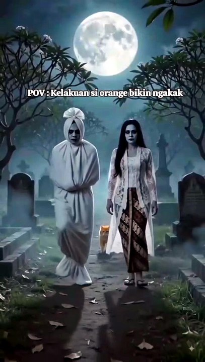 Kucing orange ngikutin cara jalannya pocong