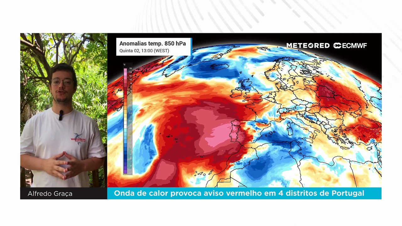 Onda de calor provoca aviso vermelho em 4 distritos de Portugal
