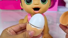 Girl Eating Egg Set Toys Kitchen_ Satisfying With Zenni ASMR Videos Unboxing Miniature _shorts