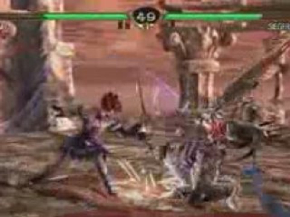 SoulCalibur IV Amy vs Siegfried