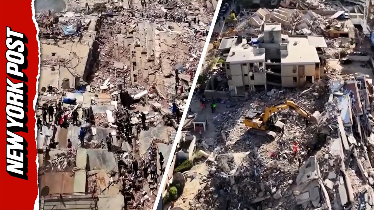 Drone footage shows massive extent of Venezuela earthquake damage
