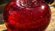 Knife Slicing a Glass Apple 🍎 | Most Satisfying ASMR Cut Ever! #Shorts