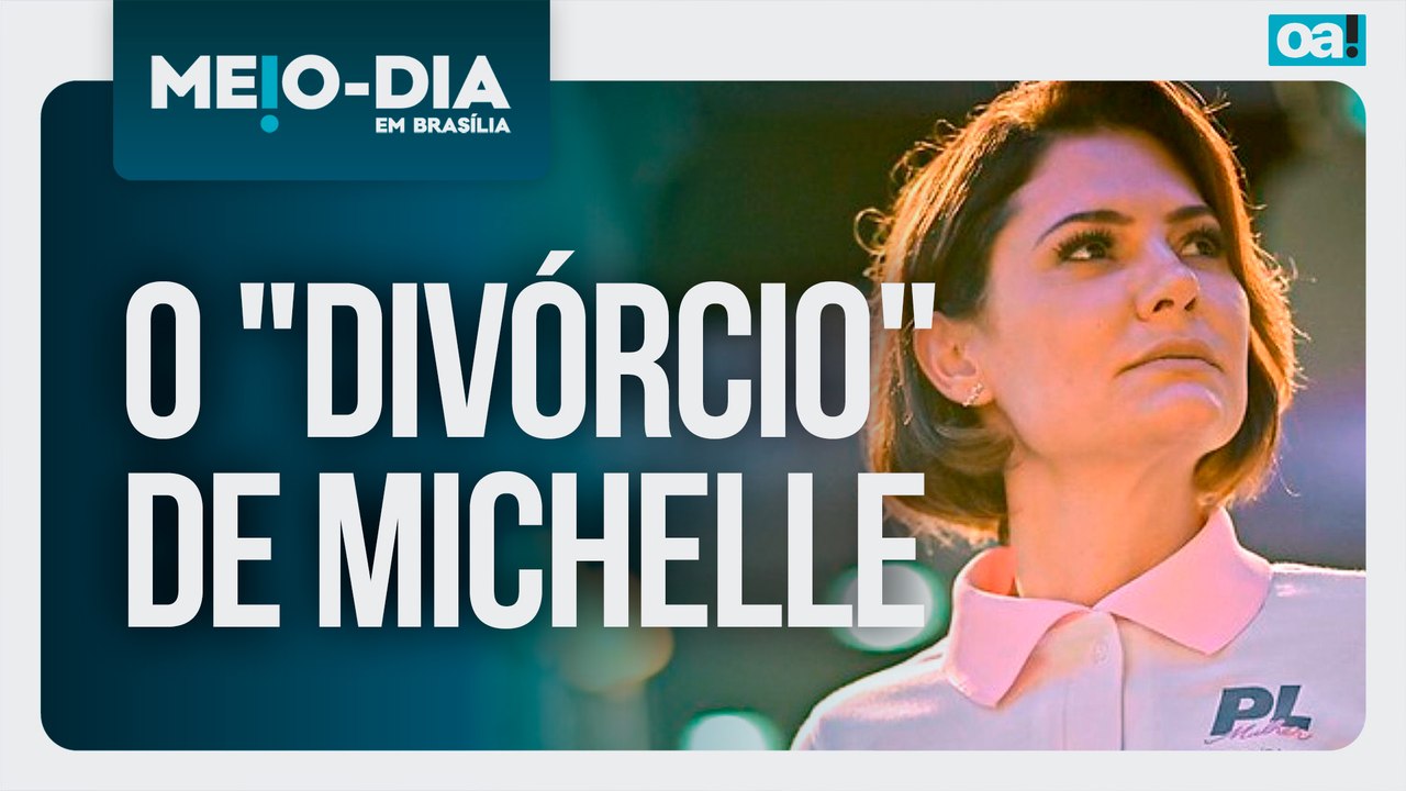 O O divórcio de Michelle Bolsonaro com o PL de Bolsonaro | Meio-Dia em Brasília - 01/07/2026