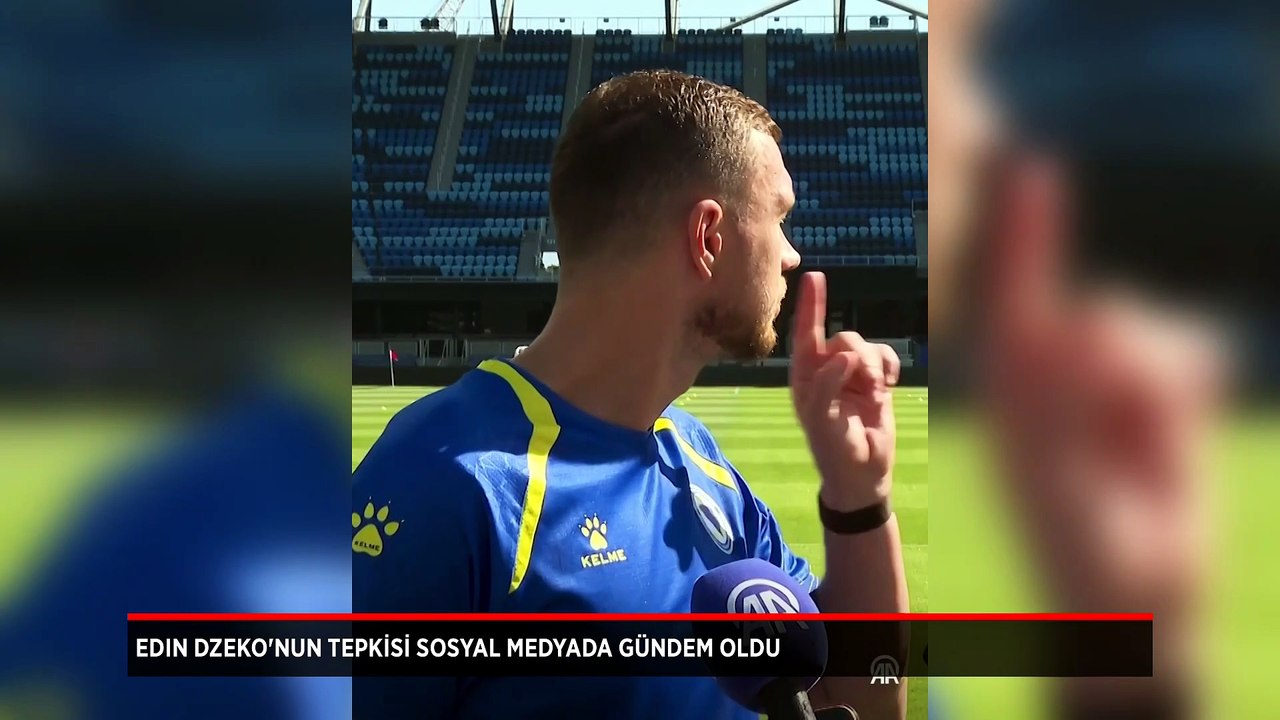 Edin Dzeko'dan sosyal medyada gündem olan hareket: Bir işareti yetti!