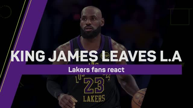 King James leaves L.A - Lakers fans react