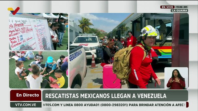 Arriba al país nuevo contingente de rescatistas mexicanos para reforzar labores de búsqueda