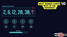 #PatternRecognition ⛓️🔍 What number comes next in the sequence? (Part 10) 🔢