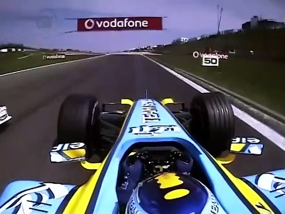 F1 – Giancarlo Fisichella (Renault V8) Onboard – European GP 2006