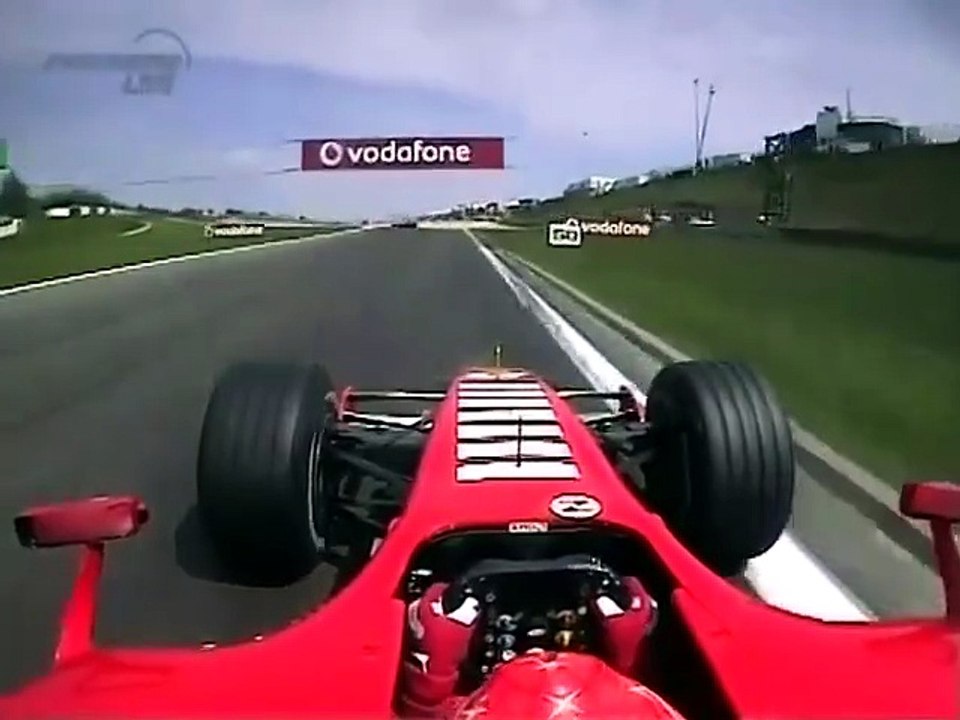F1 – Michael Schumacher (Ferrari V8) Onboard – European GP 2006