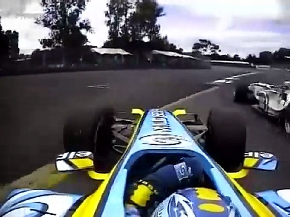 F1 – Fernando Alonso (Renault V8) Onboard – Australia 2006