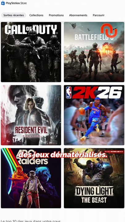 C'est la fin des jeux physiques