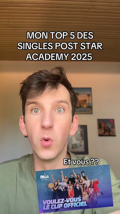 MON TOP 5 DES SINGLES POST STAR ACADEMY 2025 ⭐️