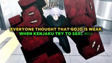 Bro litterelly made the curse cry☠️ __ Jujutsu kaisen __ #anime #jujutsukaisen #gojo #animeshorts