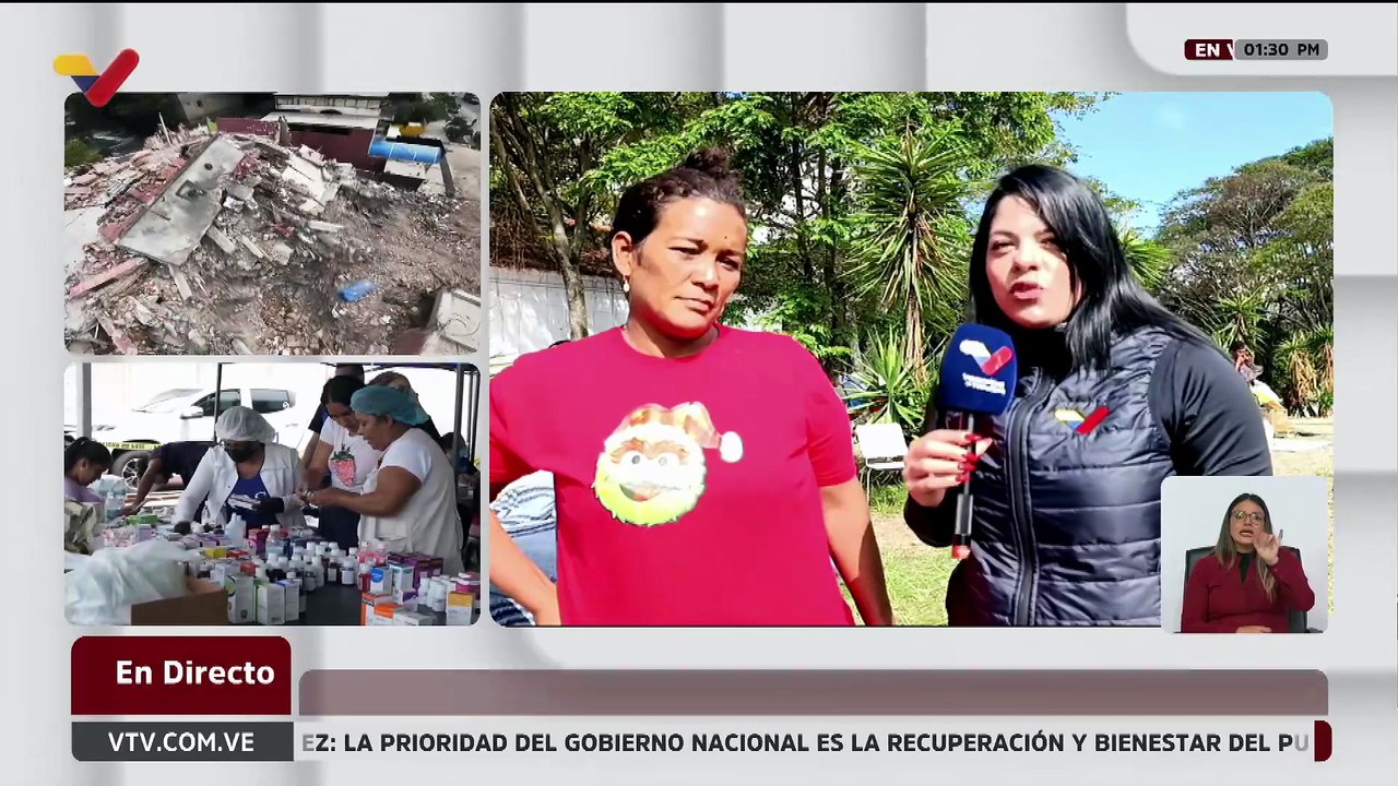 Parque Alí Primera ofrece puntos de atención médica para los afectados por eventos sísmicos