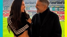 Miguel Bosé y Belinda estuvieron juntos en el México vs Ecuador