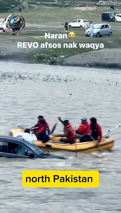 Horrific Accident: Vehicle Falls into Kunhar River in Naran - Passengers Rescued Successfully