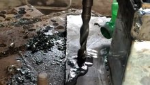 Extreme Metal Drilling on Milling Machine | Perfect Hole Drilling Process | Aamer Industry #shorts
