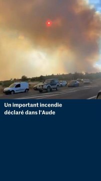Les premières images de l’incendie dans l’Aude