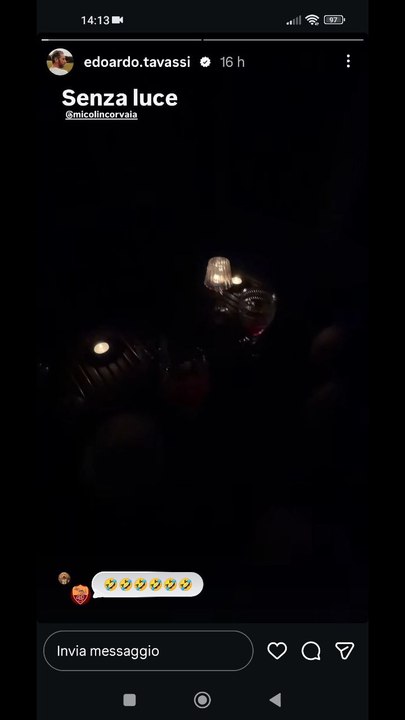Edoardo tavassi  story siamo senza luce