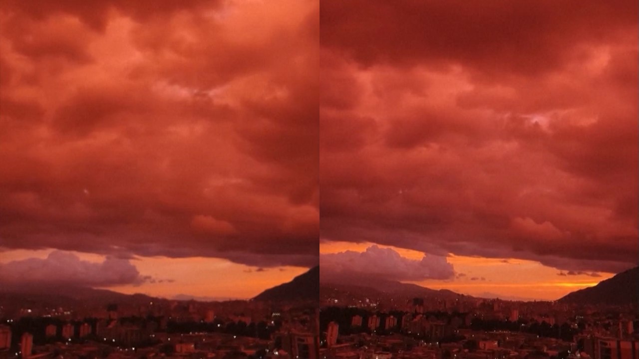 ¿Por qué el cielo se tiñó de rojo en Venezuela? Expertos explican el fenómeno