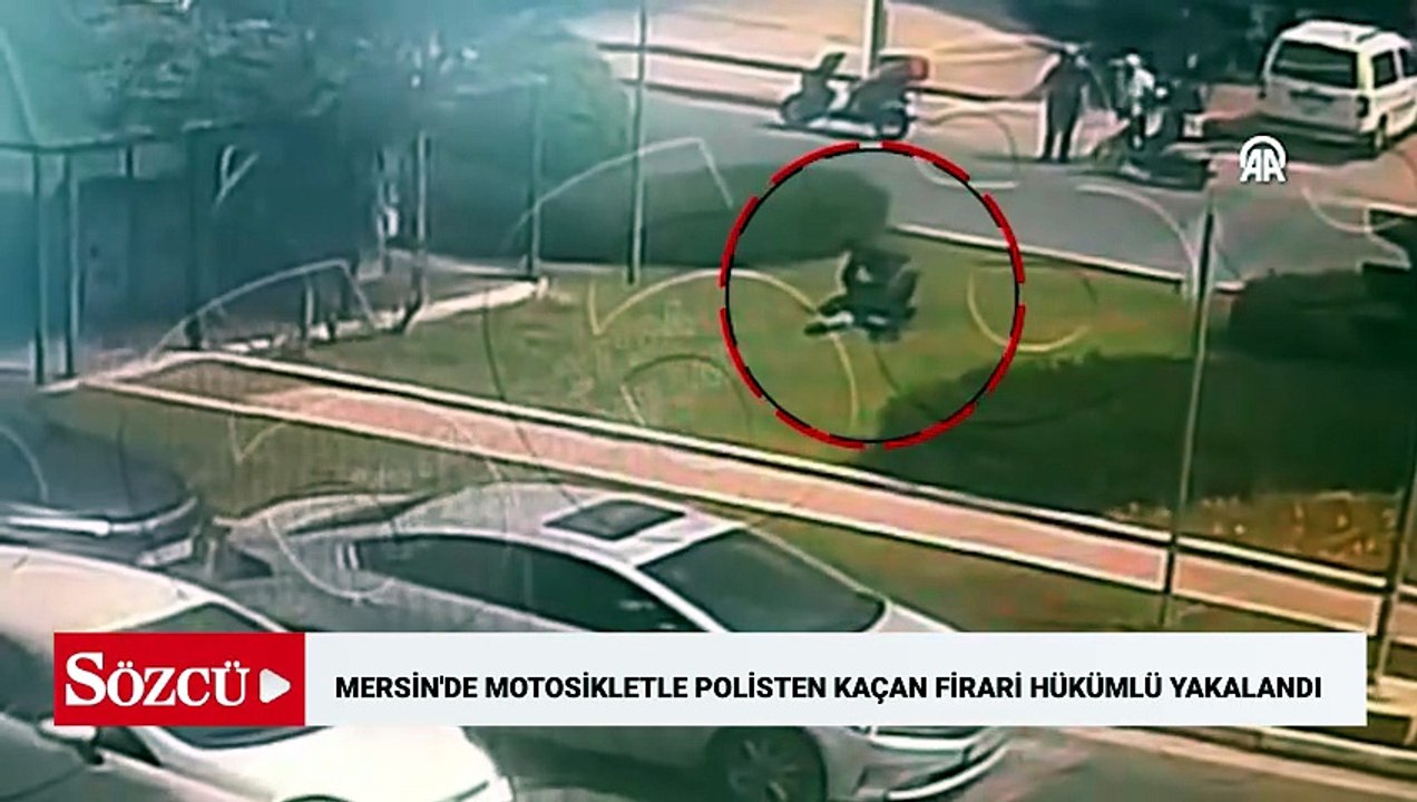 Mersin'de motosikletle polisten kaçmaya çalışan firari hükümlü yakalandı