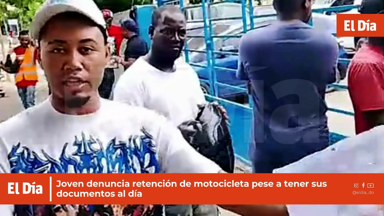 Joven denuncia retención de motocicleta pese a tener sus documentos al día