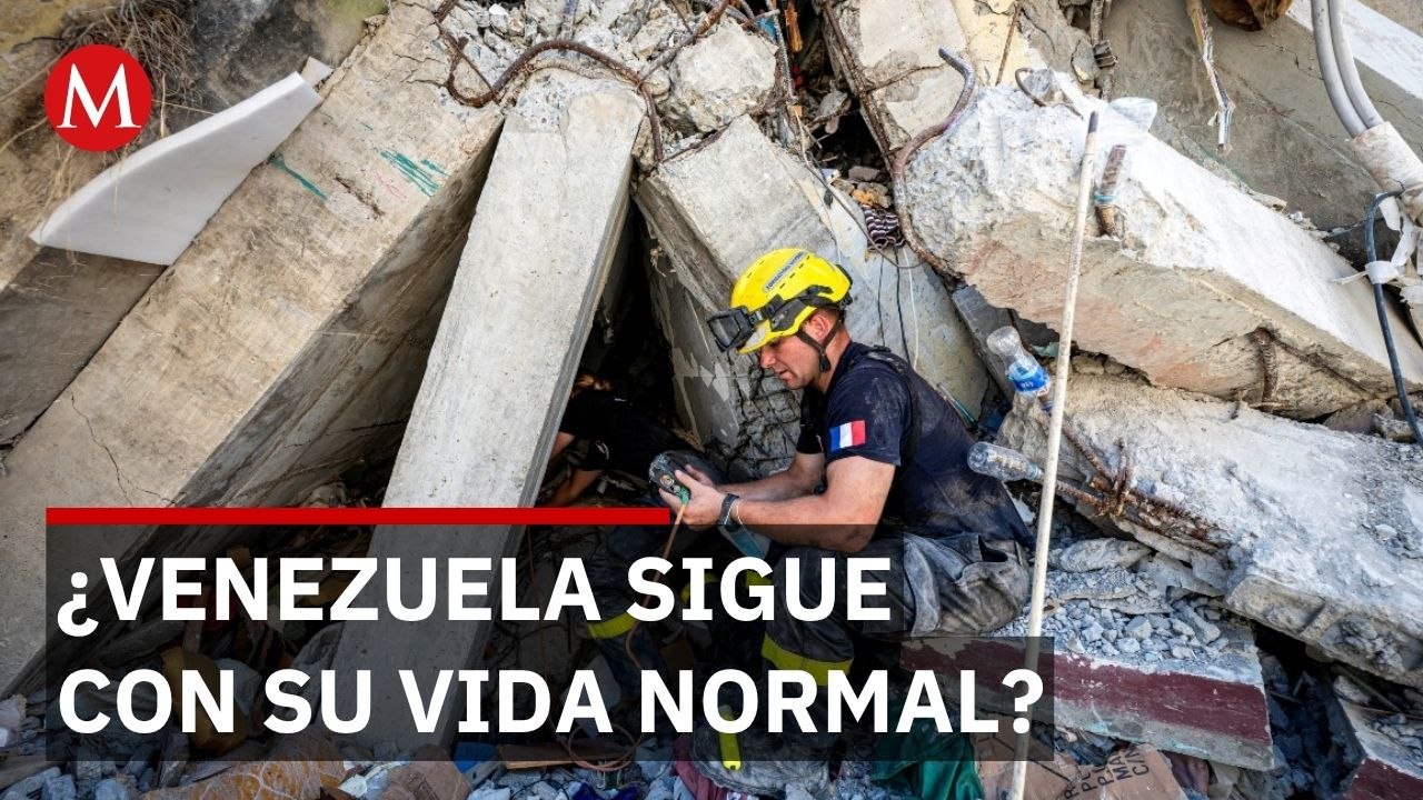 Venezuela mantiene vida normal mientras rescatan cuerpos bajo escombros en La Guaira