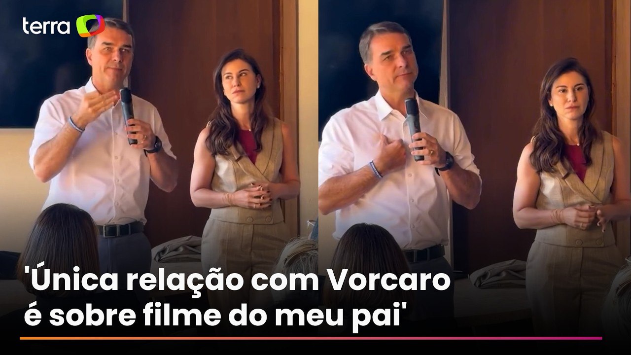 Flávio Bolsonaro diz que Michelle está 'desinformada' após compartilhar vídeo sobre festa de Vorcaro