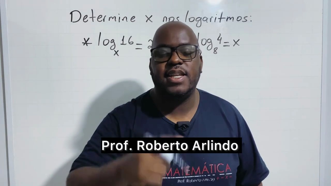 Determine x nos logaritmos