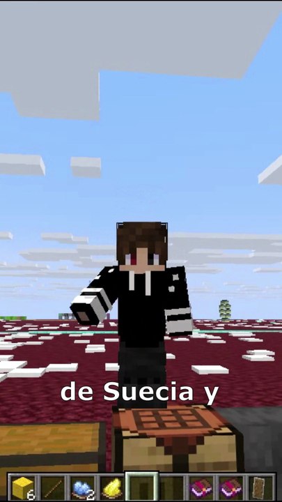 ¿Como hacer la bandera de Suecia en Minecraft?
