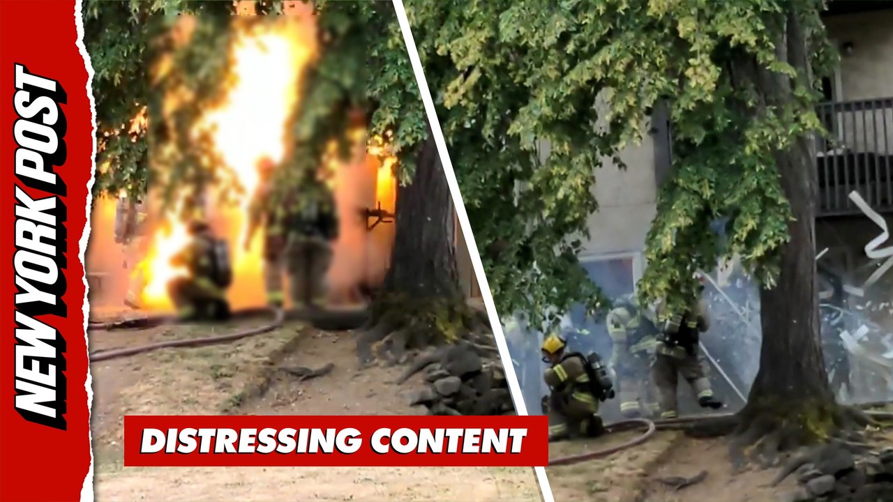 Sudden Explosion Blasts Apartment Complex During Fire Response