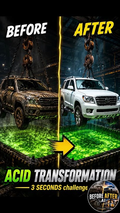 😳 This SUV Stayed Under Acid for 3 Seconds… Look What Happened! 🔥