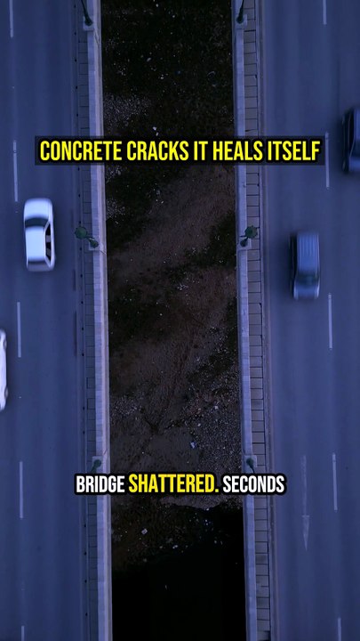 🤯Concrete Cracks? It Heals Itself!🚧