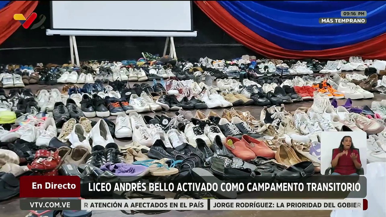 Campamento transitorio en el Liceo Andrés Bello brinda apoyo a personas afectadas por sismo