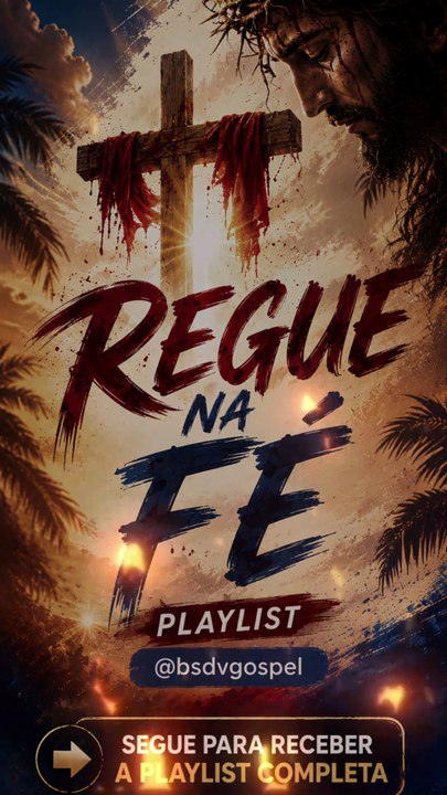 1° faixa da PLAYLIST DO REGUE NA FÉ LOUVORES GOSPEL - SALVO PELO SANGUE DE JESUS