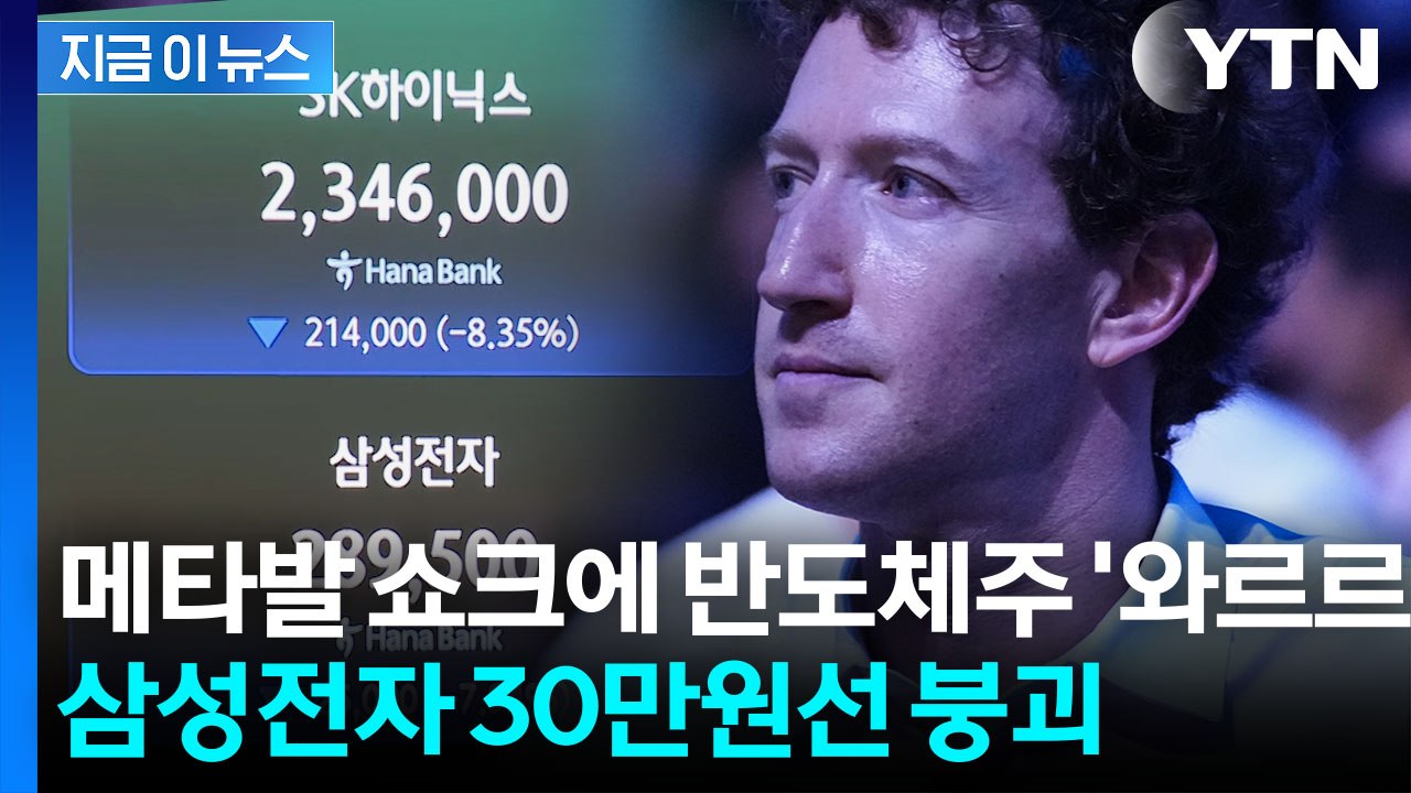 메타, 무슨 발표했길래…코스피 매도 사이드카에 삼전닉스 '폭락' [지금이뉴스] / YTN