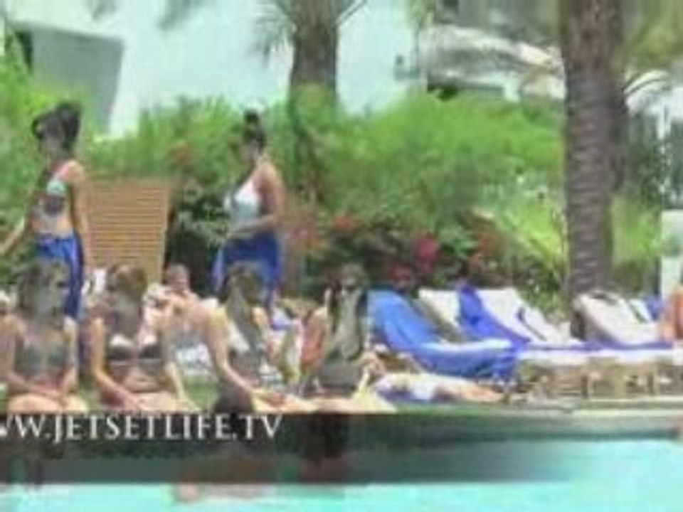 Partying at the Mondrian Scottsdale Hotel Pool Arizona