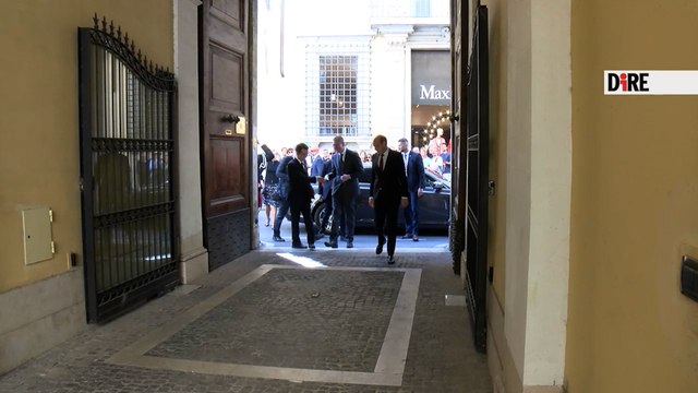 Il Presidente della Lettonia Rinkevics ricevuto alla Villa Magistrale