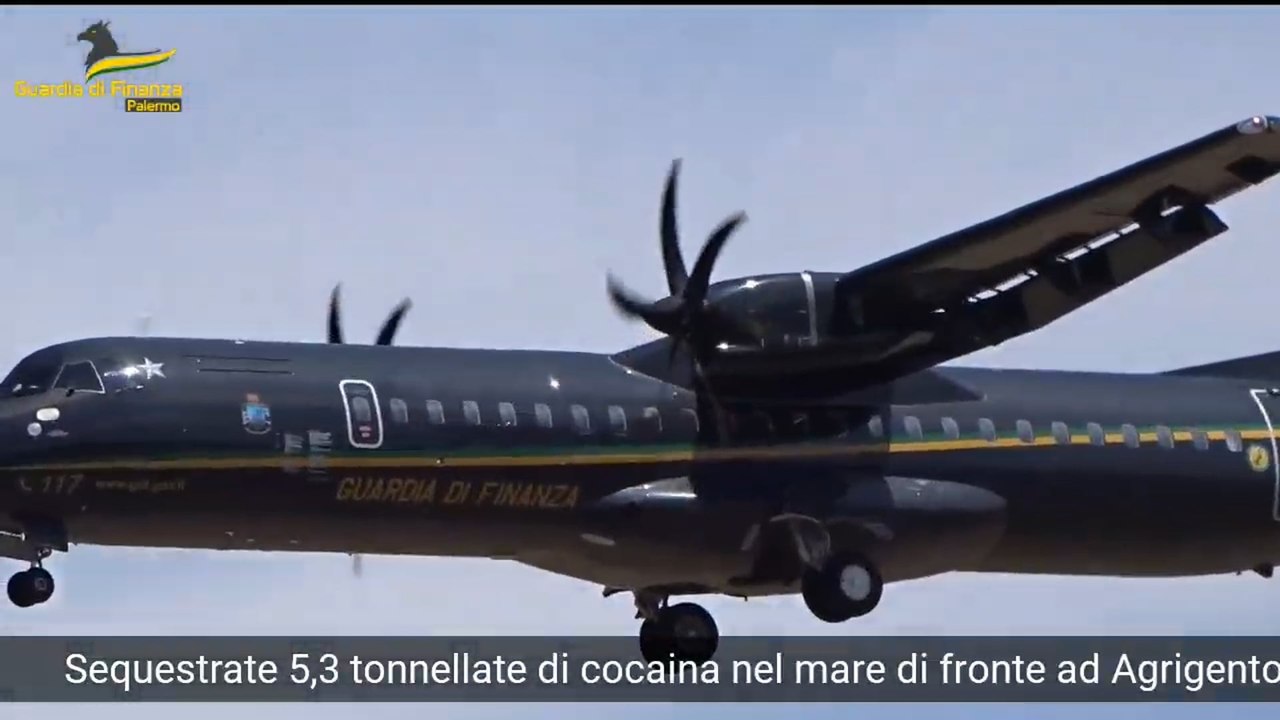 Maxi sequestro di cocaina nel mare di fronte alla Sicilia