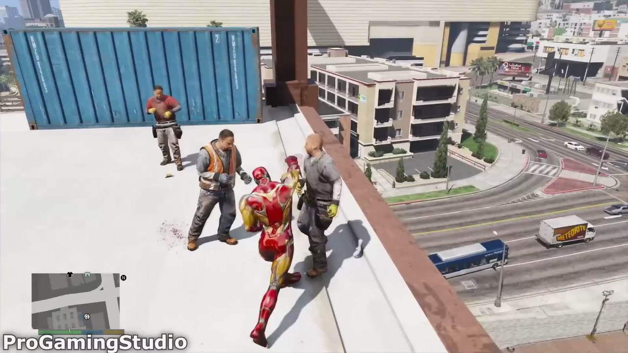 IRON MAN CRAZY JUMPS-FALLS #2 (GTA 5 Ironman Fails)